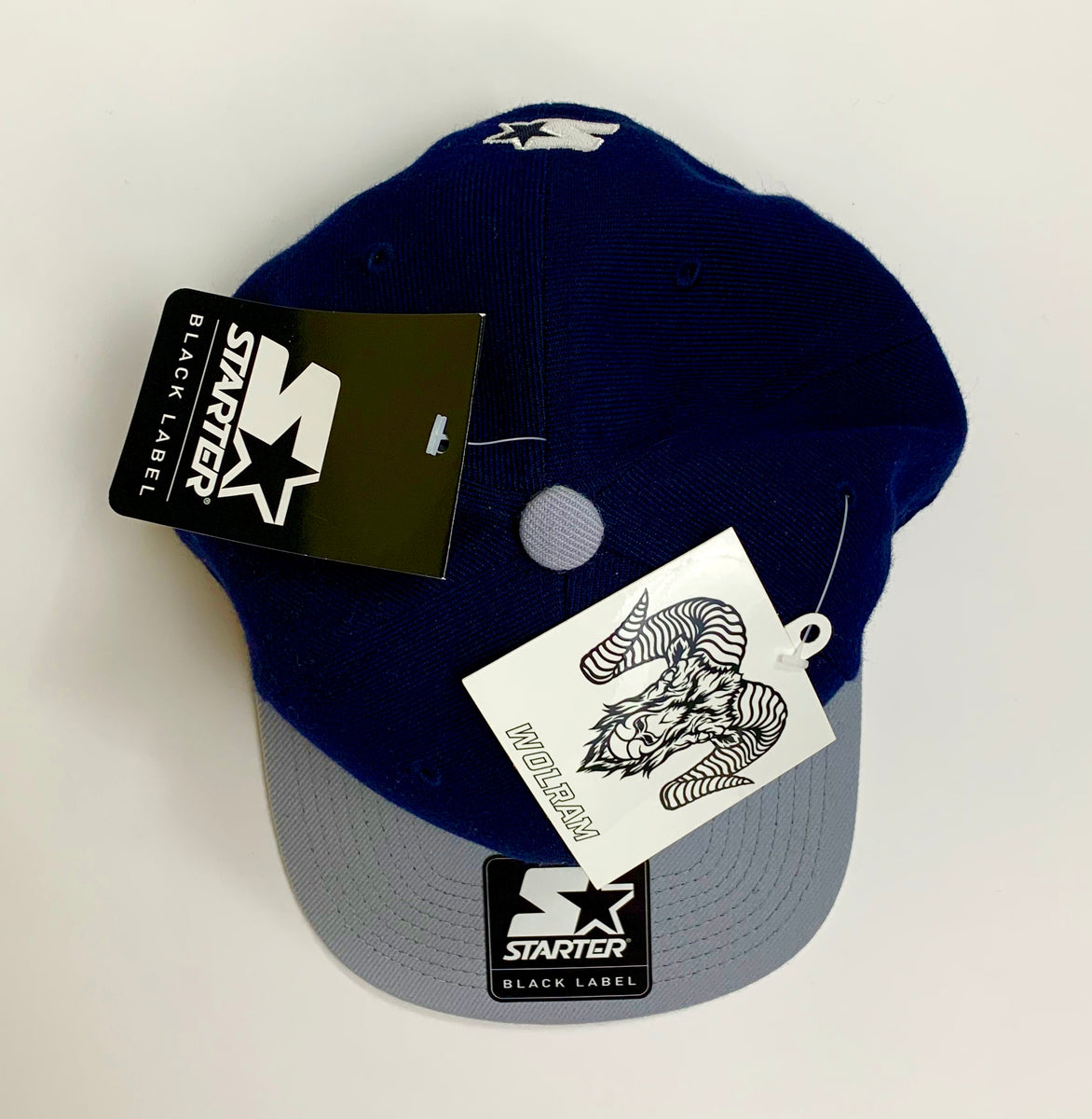 Snapback - – WOLRAM Navy/Silver Hat Starter Dallas