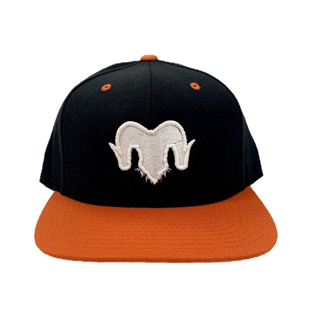 Wolram Snapback Hat - Black/Orange – WOLRAM