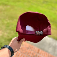 Wolram Rope Snapback Hat - Wine