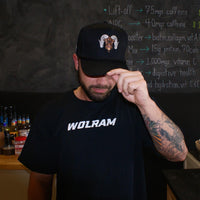 WRAM Rope Trucker Hat - Black/Black