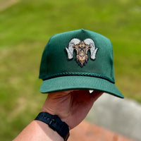 Wolram Rope Snapback Hat - Spruce