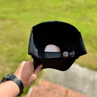 Wolram Rope Snapback Hat - Black