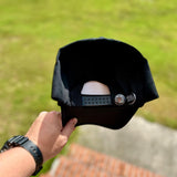 Wolram Rope Snapback Hat - Black