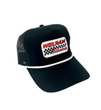 Wolram Racing Rope Trucker Hat - Black/White