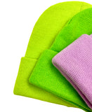 Wolram Logo Beanie - Lime