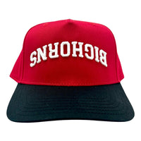 Bighorns Arc Hat - Red/Black/White