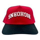 Bighorns Arc Hat - Red/Black/White