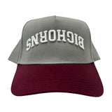 Bighorns Arc Hat - Grey/Maroon