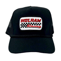 Wolram Racing Rope Trucker Hat - Black/Black