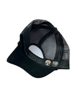 WRAM Rope Trucker Hat - Black/Black