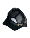 WRAM Rope Trucker Hat - Black/Black