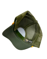 WRAM Rope Trucker Hat - Olive/Gold