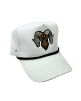 WRAM Rope Trucker Hat - White/Black