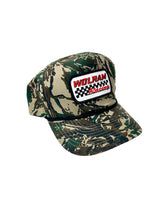 Wolram Racing Retro Rope Hat - Woodland Camo