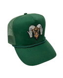 WRAM Rope Trucker Hat - Hunter/Hunter