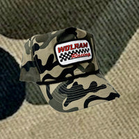 Wolram Racing Retro Rope Hat - Desert Camo