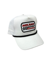 Wolram Racing Rope Trucker Hat - White/Black