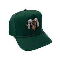 Wolram Rope Snapback Hat - Spruce