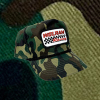 Wolram Racing Retro Rope Hat - Army Camo