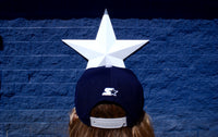 Dallas Starter Snapback Hat - Navy/Silver