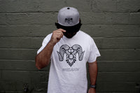 Mirrored Logo Tee - White