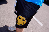 Smiley Athletic Shorts - Black