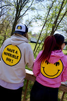 WOLRAM Smiley Hoodie - Sangria