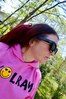 WOLRAM Smiley Hoodie - Sangria