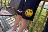 Smiley Athletic Shorts - Black