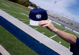 Dallas Starter Snapback Hat - Navy/Silver