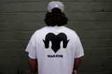 Mirrored Logo Tee - White