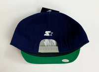 Dallas Starter Snapback Hat - Navy/Silver