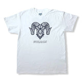 Mirrored Logo Tee - White