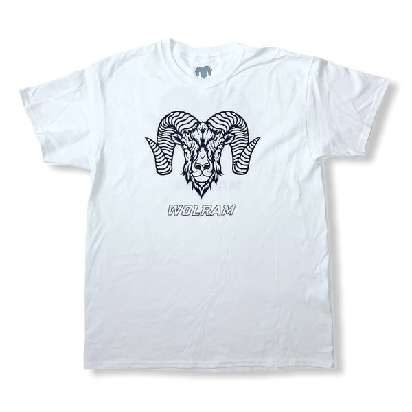 Mirrored Logo Tee - White