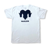 Mirrored Logo Tee - White