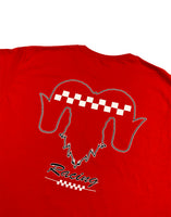 Wolram Racing Finish Line Tee - Red