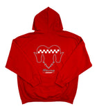 Wolram Racing Finish Line Hoodie - Red