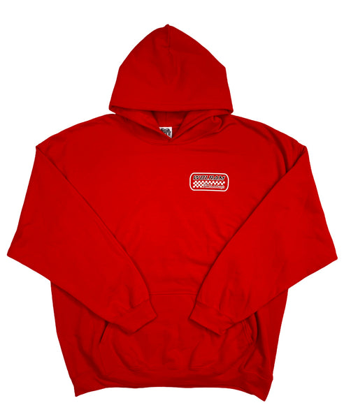 Wolram Racing Finish Line Hoodie - Red