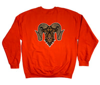 WRAM Crewneck Sweatshirt - Orange