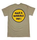 Horrible Day Smiley Tee - Sand