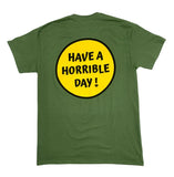 Horrible Day Smiley Tee - Military