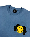 Horrible Day Smiley Tee - Indigo