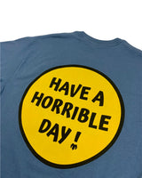 Horrible Day Smiley Tee - Indigo