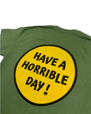 Horrible Day Smiley Tee - Military