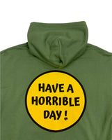 Horrible Day Smiley Hoodie - Military