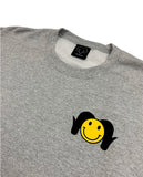 Horrible Day Smiley Crewneck - Grey