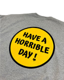 Horrible Day Smiley Crewneck - Grey