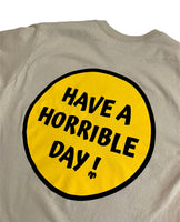 Horrible Day Smiley Tee - Sand