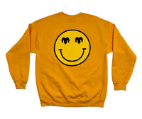 WOLRAM Smiley Crewneck - Gold