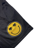 Smiley Athletic Shorts - Black